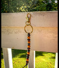 Wooden Bead Keychain